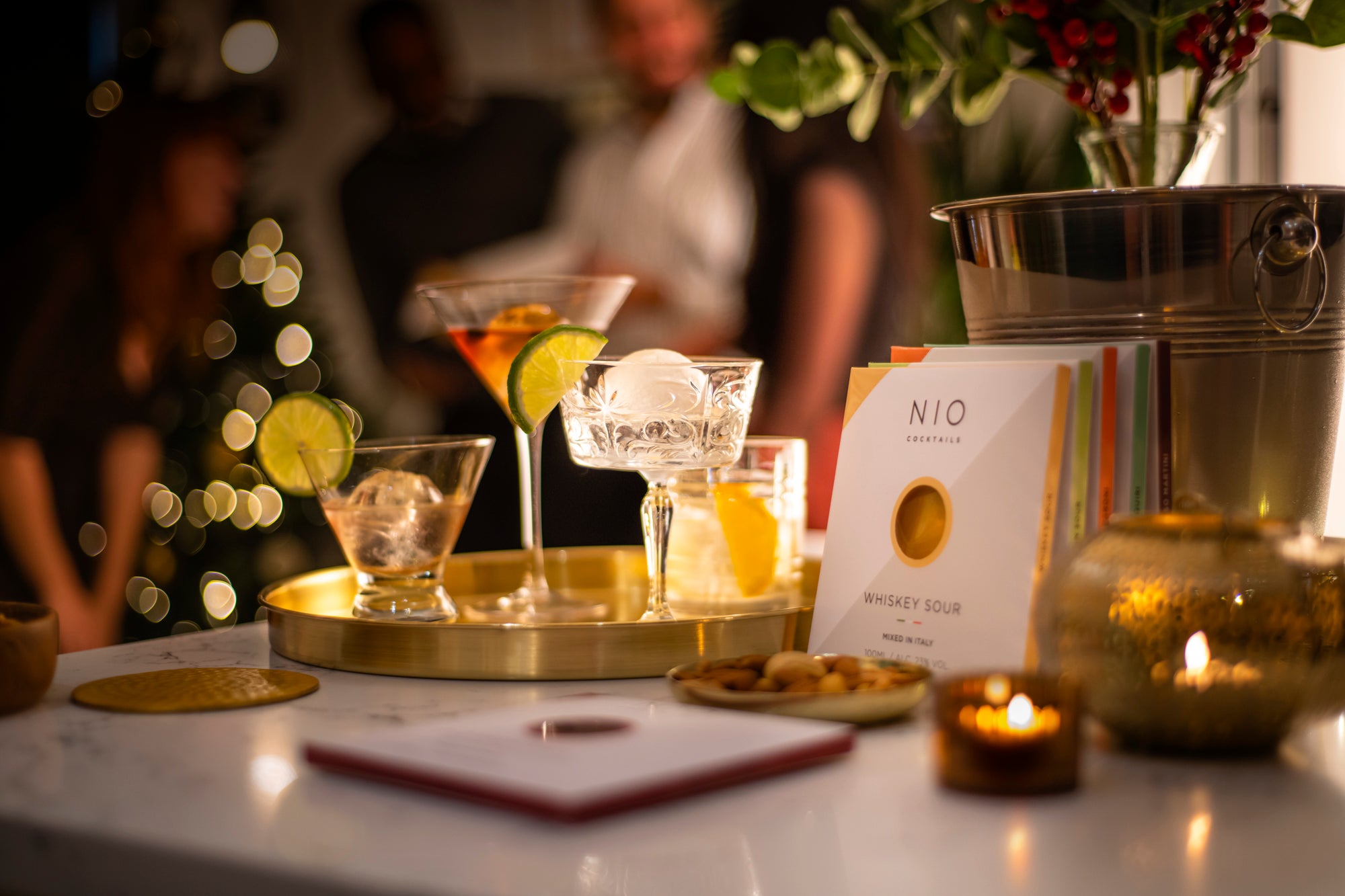  There's nothing better than after dinner drinks with family and friends. NIO Cocktails has just the right selection of smooth, mellow cocktails for you.