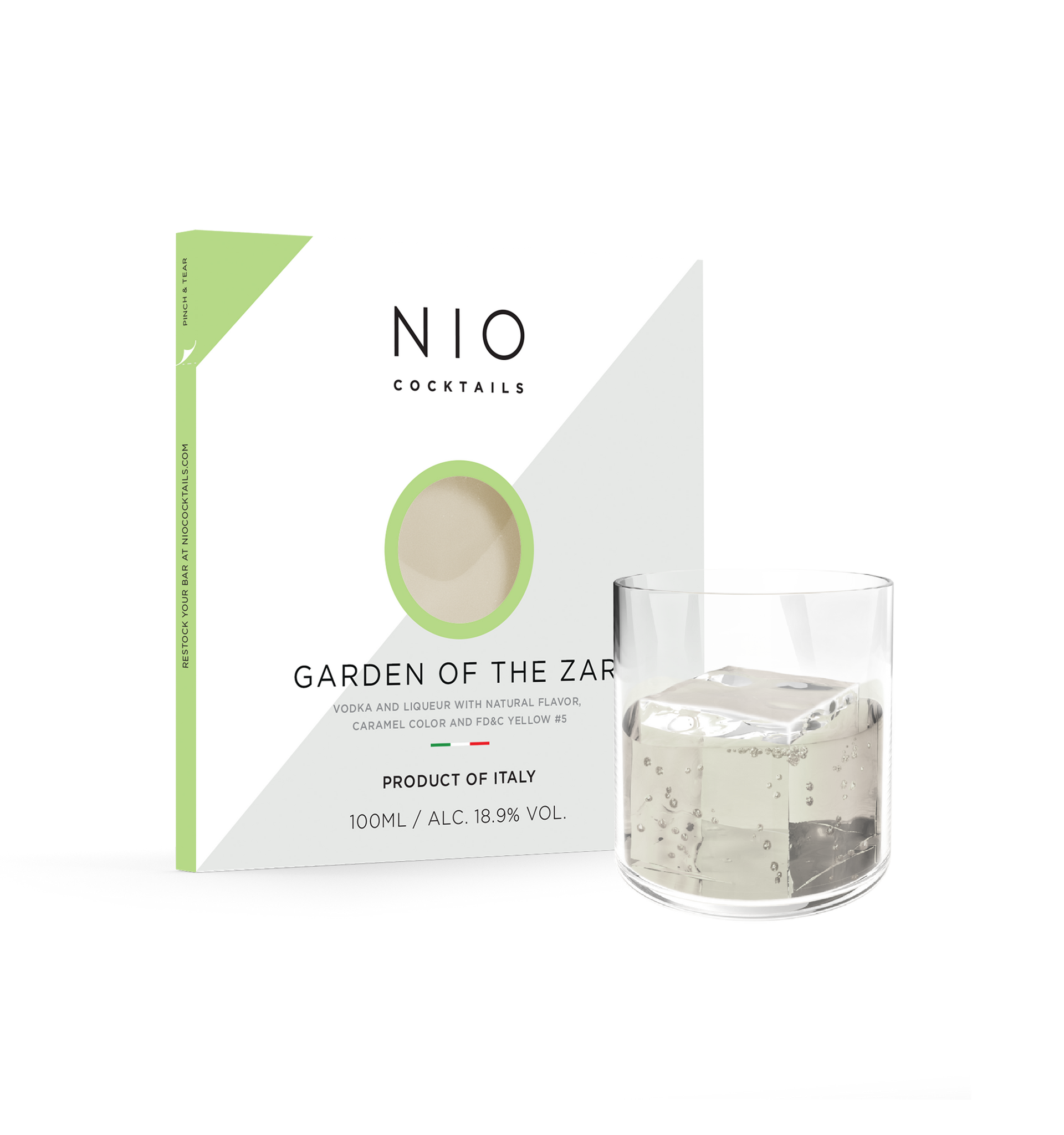 NIO COCKTAILS Garden of Zar glass