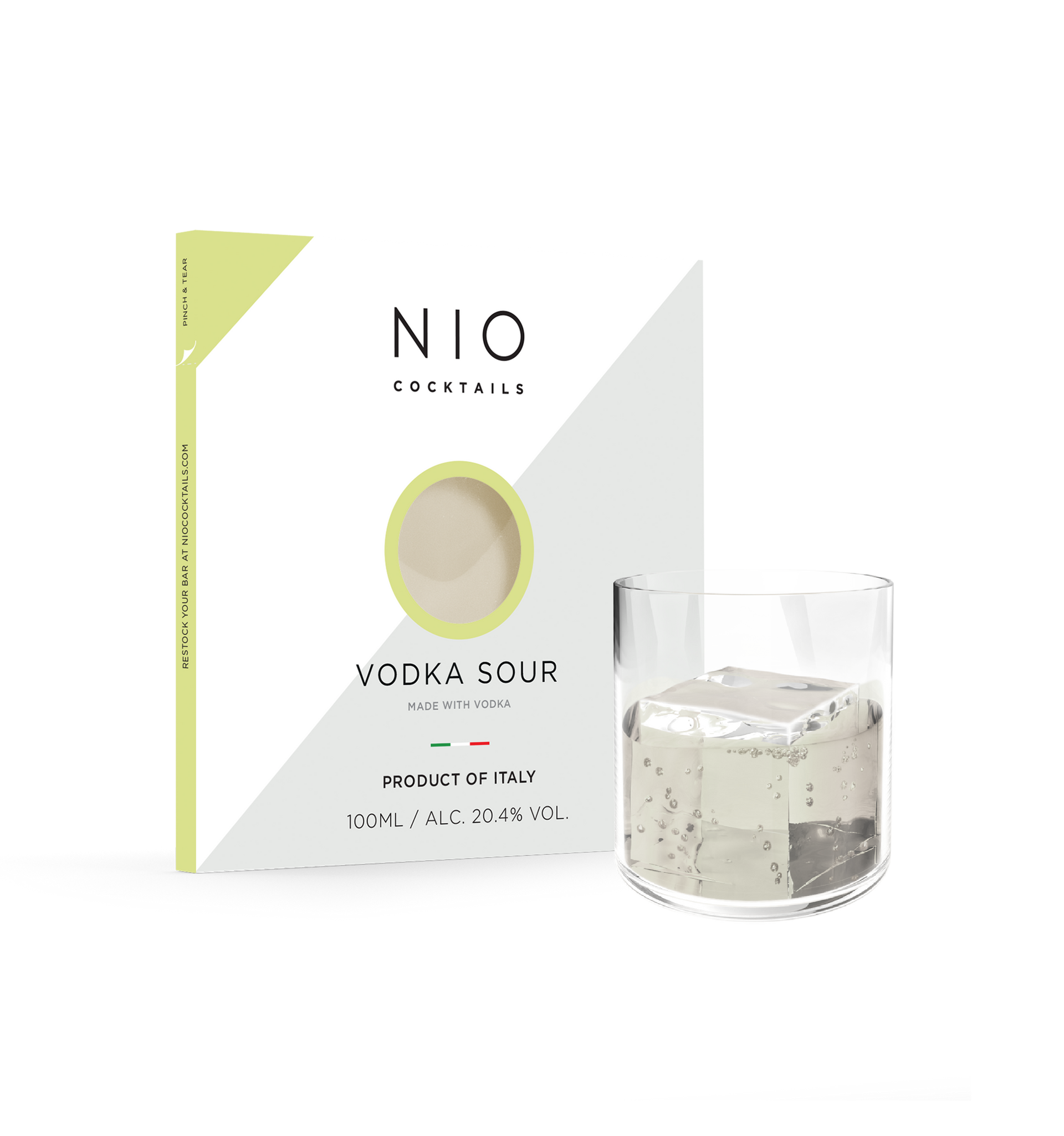 NIO COCKTAILS Vodka Sour glass