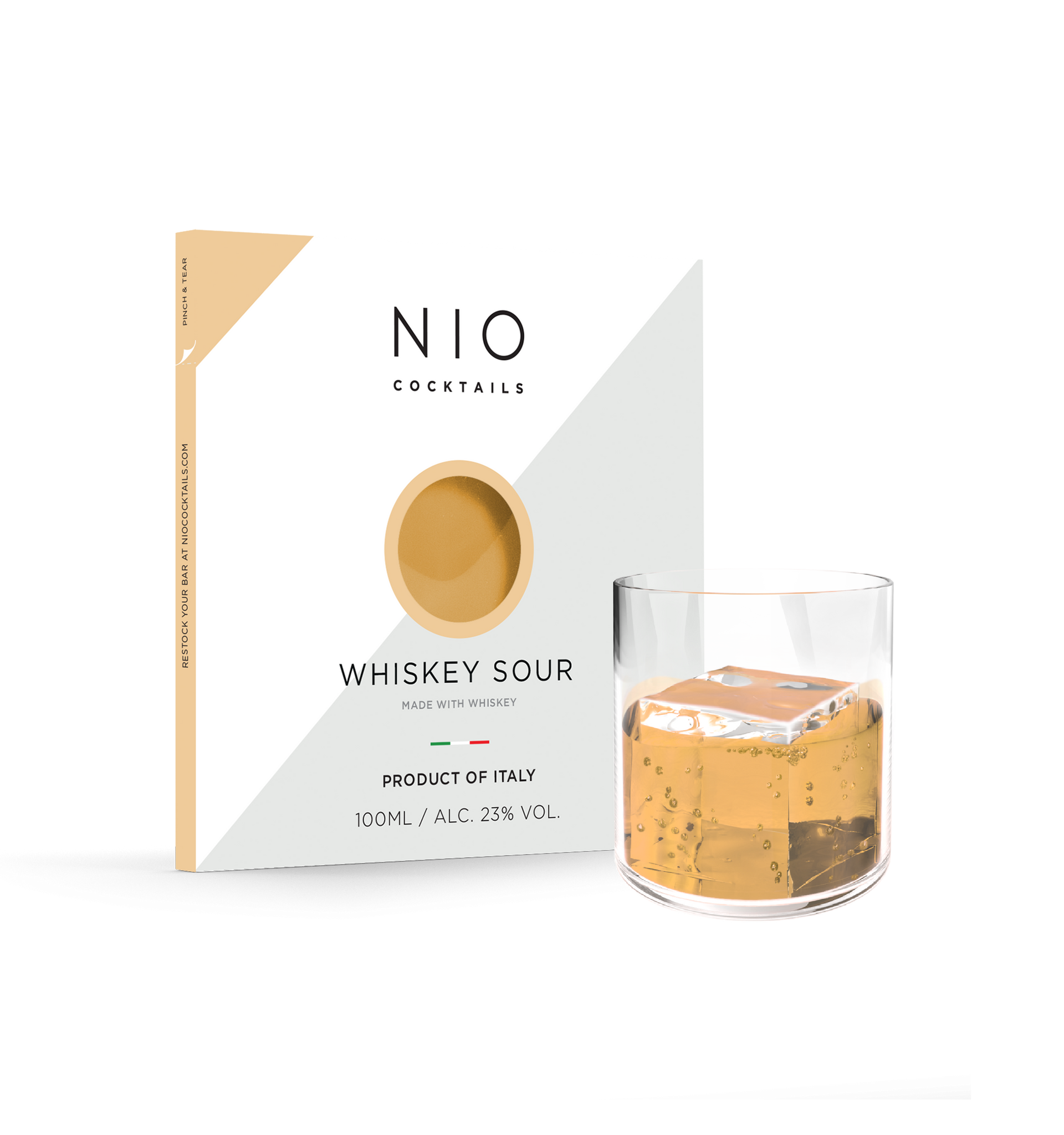 NIO COCKTAILS Whiskey Sour glass
